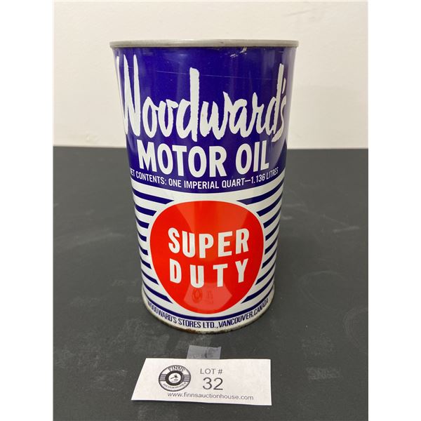 Woodward's Super Duty Motor Oil. One Imperieal QT Full