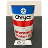 Image 1 : Chryco Premium Motor Oil Tin. 1 Litre Full