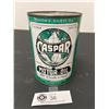 Image 1 : Caspar Heavy Duty Motor Oil Tin. 1 qt Full