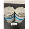 Image 2 : 2 Mobil Jet Oil 254 Tins One qt Full