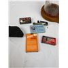 Image 2 : Nice Vintage Wooden Pipe Holder Lot. With Horse's Head Lid and Jar full of Pipe Cleaners, etc