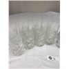 Image 2 : Nice Lot of 8 Crystal Glasses and 4 Pepsi Glasses