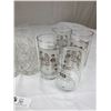 Image 3 : Nice Lot of 8 Crystal Glasses and 4 Pepsi Glasses