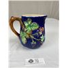 Image 1 : 3Vintage Shorter England Hand Painted Mjolica Pitcher 5" Tall