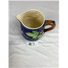 Image 3 : 3Vintage Shorter England Hand Painted Mjolica Pitcher 5" Tall