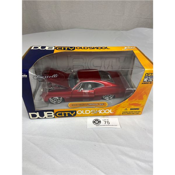 Dub City Old Skool 1967 Chevy Impala SS Die Cast 1;24 In Original Box