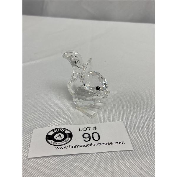 Vintage Swarovske Crystal Squirrel 1985 By Max Schreck 1.75  Tall