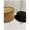 Image 1 : Vintage Men's Bowler Hat- Hand Blocked