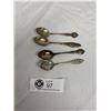 Image 1 : 4 Sterling Collectible Spoons