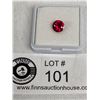 Image 1 : Pigeon Blood Ruby 1.55 ct 7x4.20mm Brilliant Cut Round. Lab Created