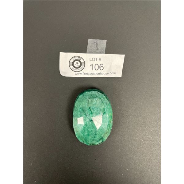 Big Rough Mineral Polished Quality Emerald 406.25ct 8.25 gr 59x40x22mm Brazil