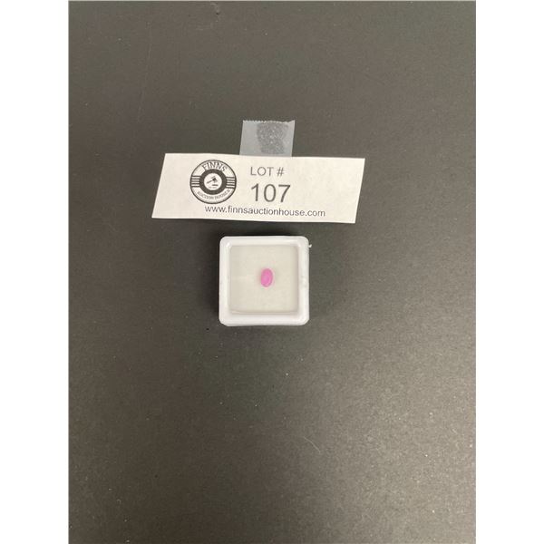 Natural Pink Sapphire 0.70 ct 6.12x4.12x3.02mm Oval Cut VVS Madagascar Untreated