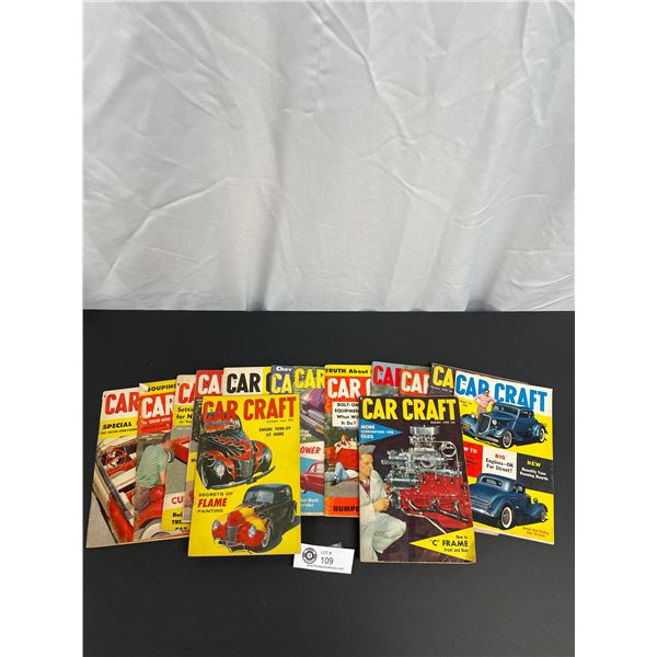 Lot of 14 1950's Car Craft Magazines with Nice Covers