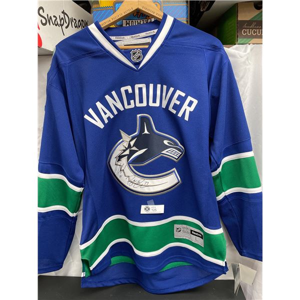 Vancouver Canucks Jersey Signed by Ryan Kessler and Corey Schnieder