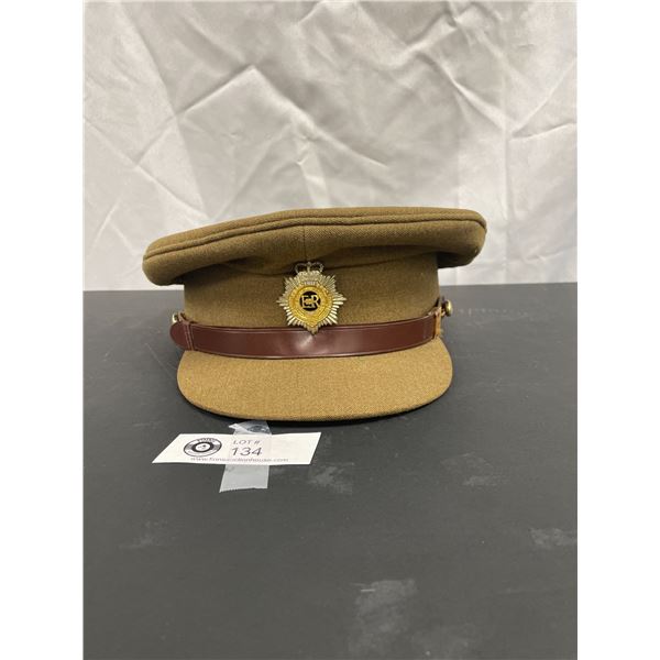 Vintage Canadian Army Officer's Visor Cap Hat