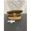 Image 1 : Vintage Canadian Army Officer's Visor Cap Hat