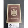 Image 1 : WWII Nazi Germany Arbeitsbuxh Employee Record Book