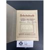 Image 2 : WWII Nazi Germany Arbeitsbuxh Employee Record Book