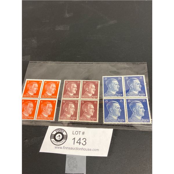 WWII Hitler Nazi Germany Third Reich Stamp Lot