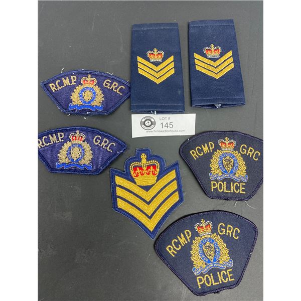 Vintage RCMP Royal Canadian Mounted Police Patch Insignia Lot