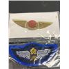 Image 3 : Vintage Airline Junior Pilot and Stewardess Pins Badges