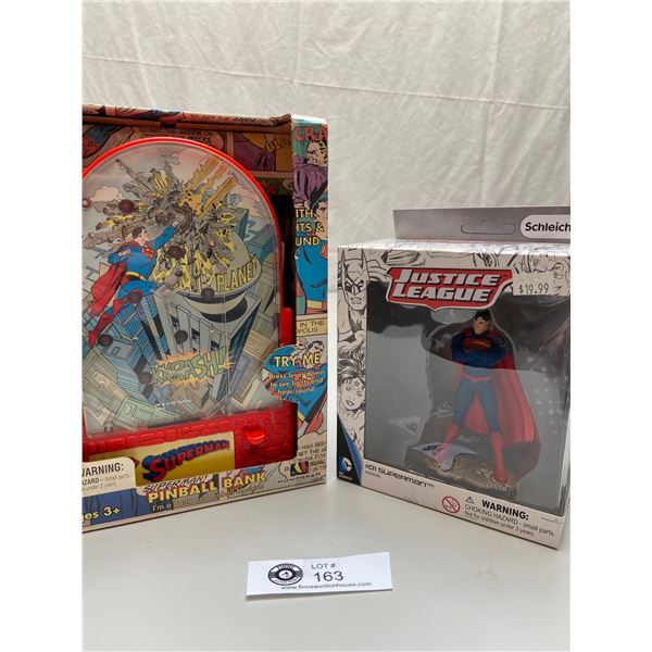 Spiderman Lot Pinball Bank and Action Figure