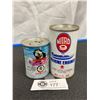 Image 1 : Full Malamute Performance 4 oz Tin for Snowmobiles and a Full Nitro 9 for Marine Engines 4 oz tin.
