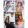 Image 4 : 9 Issues of 1990 Playboy Magazines From Private Collection in Great Shape