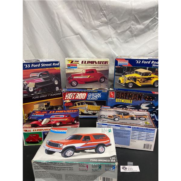 Nice Lot of 9 Models in Boxes Not all Complete