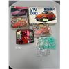 Image 1 : Shelf Lot of Models Volkswagon Bugs with Extra Parts