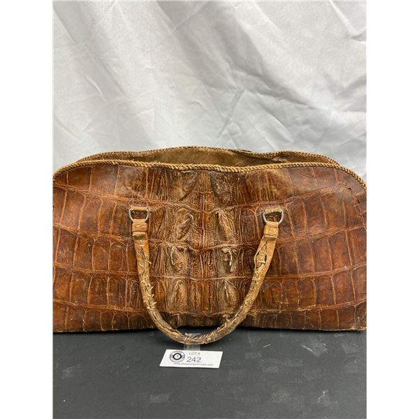 Vintage Alligator Purse As Found