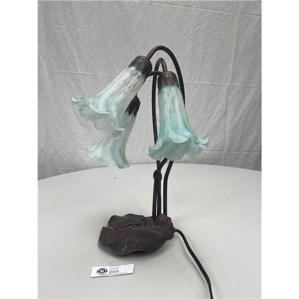 Very Nice Good Working Order  Tulip Table Lamp