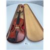 Image 1 : Vintage Violin with Bow in a Wooden Box