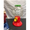 Image 3 : Vintage M&M Maroon Reliner Candy Dispenser Yellow Lazy Boy Rare and an M&M Candy Dispenser Gumball S