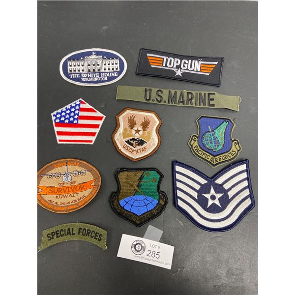 Lot of 10 Military Related Patches All Different