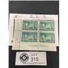 Image 1 : Canada Stamps #294 Plate Block 50 cent Oil Wells  ( 1950) MNH