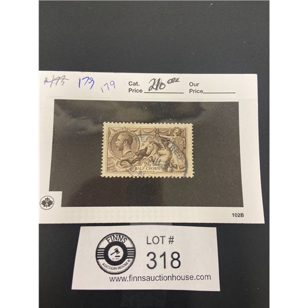 Great Britain King George V 2/6 Half Crown Stamp