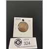 Image 1 : 1859 Canada Large Penny In Cardboard Holder