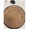 Image 2 : 1859 Canada Large Penny In Cardboard Holder