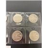 Image 3 : Lot of 9 Canadian 50 Cent Coins in Plastic Sleeve