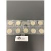 Image 4 : Lot of 9 Canadian 50 Cent Coins in Plastic Sleeve