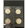 Image 2 : Lot of 6 Silver Coins 4 Canadian Silver Quarters and 2 USA Silver Dimes