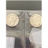 Image 3 : Lot of 6 Silver Coins 4 Canadian Silver Quarters and 2 USA Silver Dimes