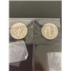 Image 4 : Lot of 6 Silver Coins 4 Canadian Silver Quarters and 2 USA Silver Dimes
