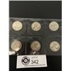 Image 1 : Lot of 6 Canada Silver Quarters.With 2 Variations of 1947 ( With and Without Maple Leaf)