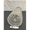 Image 2 : Pinwheel Etched Heavy Glass Vase