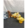 Image 3 : Lot of Vintage 1950's Plastic and Rubber Toys Ducks etc