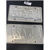 Image 2 : Idaho Licence Plates. 1985 and 1987. Close Numbers 472 and 427