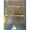 Image 1 : Lot of 3 1933 Alberta Truck Plates