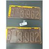 Image 1 : Pair of 1933 "B" Alberta Truck Plates